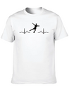 Ice Skater Figure Skating Ice Skating Lightweight Cotton T-Shirt – Daily Comfort Graphic Shirt