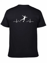 Ice Skater Figure Skating Ice Skating Lightweight Cotton T-Shirt – Daily Comfort Graphic Shirt