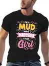 I'm A Mud And Mascara Kinda Girl Dirtbike Lightweight Cotton T-Shirt – Daily Comfort Graphic Shirt