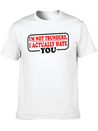 I'm Not Tsundere, I Actually Hate You 3 Lightweight Cotton T-Shirt – Daily Comfort Graphic Shirt
