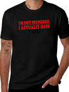 I'm Not Tsundere, I Actually Hate You 3 Lightweight Cotton T-Shirt – Daily Comfort Graphic Shirt