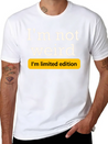 I'm Not Weird I'm Limited Edition Lightweight Cotton T-Shirt – Daily Comfort Graphic Shirt