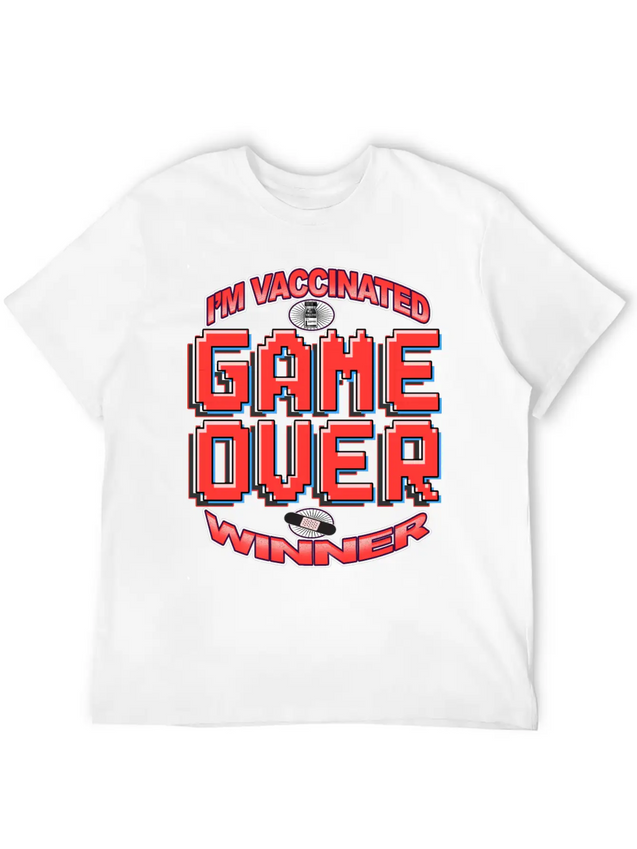 I'm Vaccinated: Winner Lightweight Cotton T-Shirt – Daily Comfort Graphic Shirt