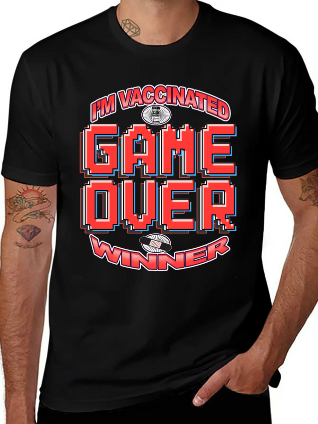 I'm Vaccinated: Winner Lightweight Cotton T-Shirt – Daily Comfort Graphic Shirt