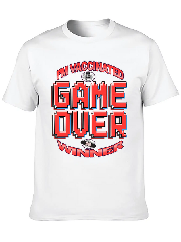 I'm Vaccinated: Winner Lightweight Cotton T-Shirt – Daily Comfort Graphic Shirt
