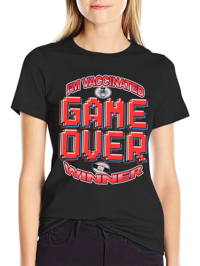 I'm Vaccinated: Winner Lightweight Cotton T-Shirt – Daily Comfort Graphic Shirt
