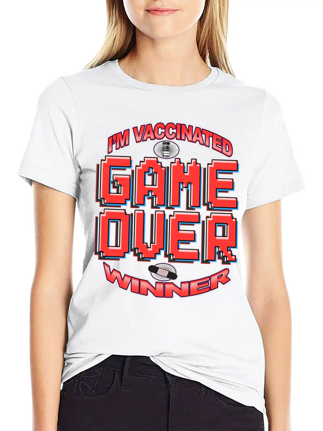 I'm Vaccinated: Winner Lightweight Cotton T-Shirt – Daily Comfort Graphic Shirt