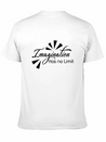 Imagination Has No Limit Lightweight Cotton T-Shirt – Daily Comfort Graphic Shirt