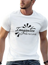 Imagination Has No Limit Lightweight Cotton T-Shirt – Daily Comfort Graphic Shirt