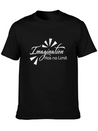 Imagination Has No Limit Lightweight Cotton T-Shirt – Daily Comfort Graphic Shirt