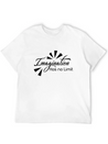 Imagination Has No Limit Lightweight Cotton T-Shirt – Daily Comfort Graphic Shirt