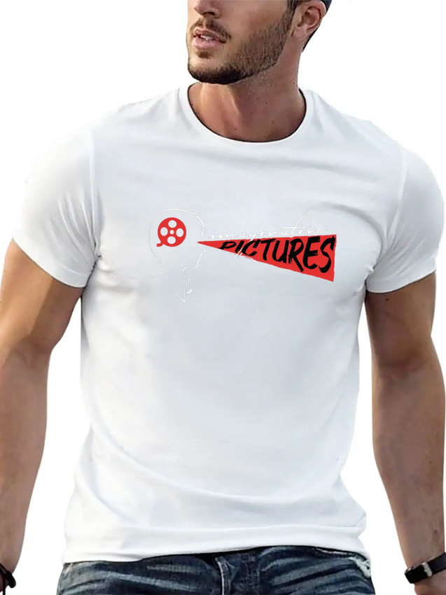 Imaginative Pictures Logo Lightweight Cotton T-Shirt – Daily Comfort Graphic Shirt