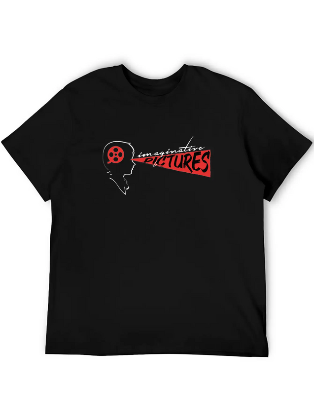 Imaginative Pictures Logo Lightweight Cotton T-Shirt – Daily Comfort Graphic Shirt