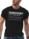 INCONCEIVABLE Lightweight Cotton T-Shirt – Daily Comfort Graphic Shirt