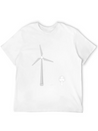 Infinite Energy Wind Turbine Fan Lightweight Cotton T-Shirt – Daily Comfort Graphic Shirt