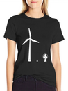 Infinite Energy Wind Turbine Fan Lightweight Cotton T-Shirt – Daily Comfort Graphic Shirt
