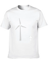 Infinite Energy Wind Turbine Fan Lightweight Cotton T-Shirt – Daily Comfort Graphic Shirt