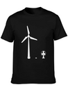 Infinite Energy Wind Turbine Fan Lightweight Cotton T-Shirt – Daily Comfort Graphic Shirt