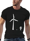 Infinite Energy Wind Turbine Fan Lightweight Cotton T-Shirt – Daily Comfort Graphic Shirt