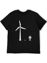 Infinite Energy Wind Turbine Fan Lightweight Cotton T-Shirt – Daily Comfort Graphic Shirt