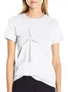 Infinite Energy Wind Turbine Fan Lightweight Cotton T-Shirt – Daily Comfort Graphic Shirt