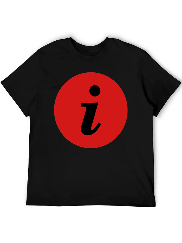 Infosymbolred Lightweight Cotton T-Shirt – Daily Comfort Graphic Shirt