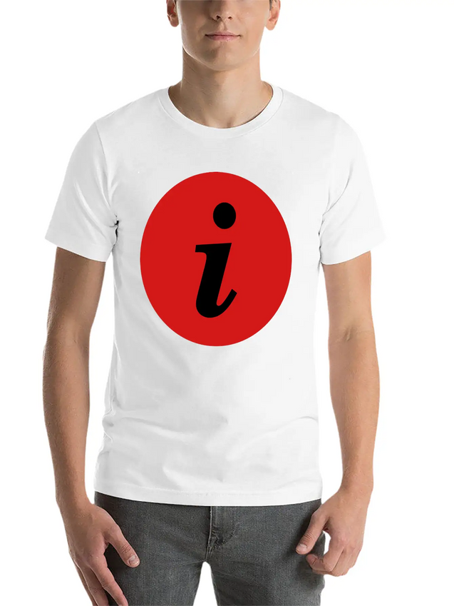 Infosymbolred Lightweight Cotton T-Shirt – Daily Comfort Graphic Shirt