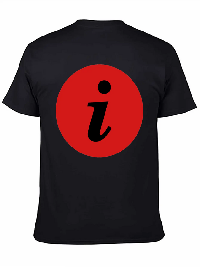 Infosymbolred Lightweight Cotton T-Shirt – Daily Comfort Graphic Shirt