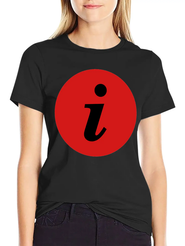Infosymbolred Lightweight Cotton T-Shirt – Daily Comfort Graphic Shirt