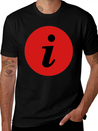 Infosymbolred Lightweight Cotton T-Shirt – Daily Comfort Graphic Shirt