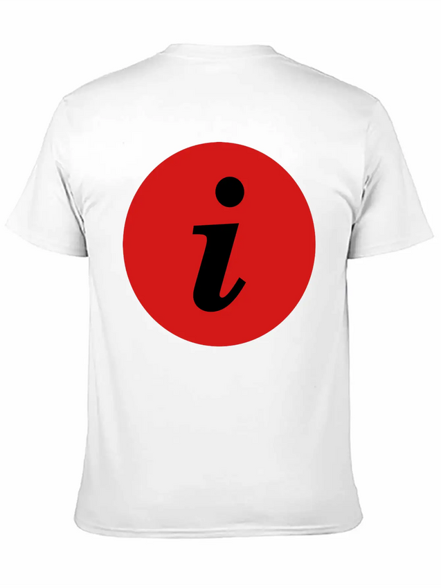 Infosymbolred Lightweight Cotton T-Shirt – Daily Comfort Graphic Shirt