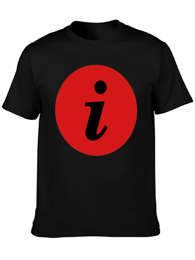 Infosymbolred Lightweight Cotton T-Shirt – Daily Comfort Graphic Shirt
