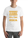 Insurance Claims Examiner Lightweight Cotton T-Shirt – Daily Comfort Graphic Shirt