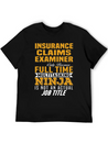 Insurance Claims Examiner Lightweight Cotton T-Shirt – Daily Comfort Graphic Shirt
