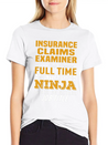 Insurance Claims Examiner Lightweight Cotton T-Shirt – Daily Comfort Graphic Shirt