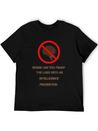 Intelligence Prohibition Lightweight Cotton T-Shirt – Daily Comfort Graphic Shirt