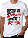 Its A Bridge Playing Thing You Wouldnt U Lightweight Cotton T-Shirt – Daily Comfort Graphic Shirt