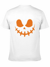 Jack O Lantern Scary Carved Pumpkin Face Halloween Lightweight Cotton T-Shirt – Daily Comfort Graphic Shirt