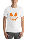 Jack O Lantern Scary Carved Pumpkin Face Halloween Lightweight Cotton T-Shirt – Daily Comfort Graphic Shirt