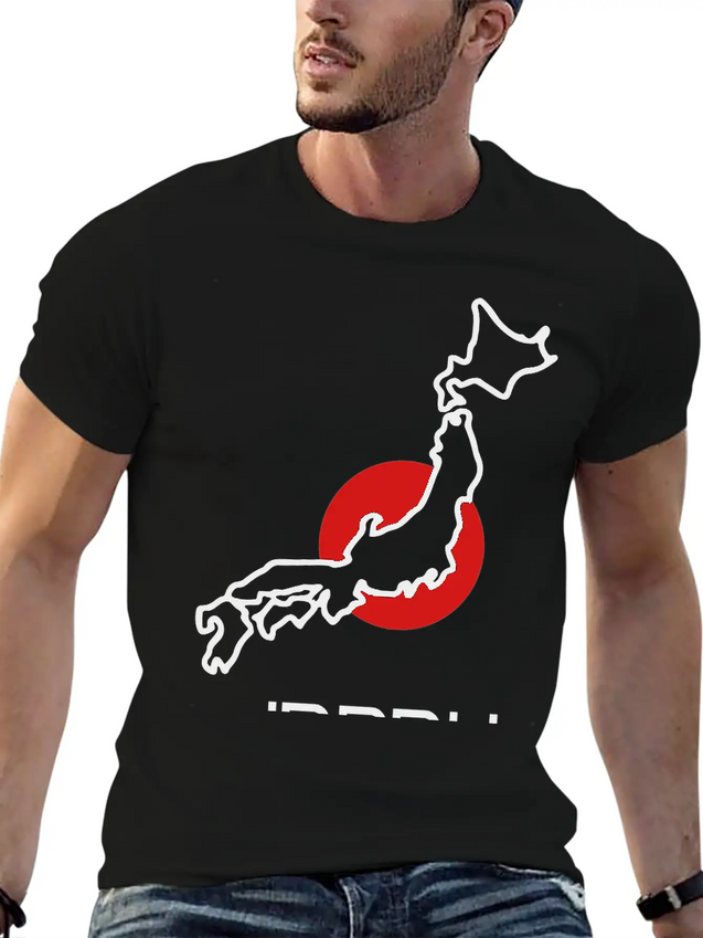 Japan Logo Lightweight Cotton T-Shirt – Daily Comfort Graphic Shirt