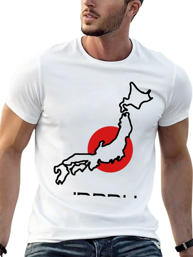 Japan Logo Lightweight Cotton T-Shirt – Daily Comfort Graphic Shirt