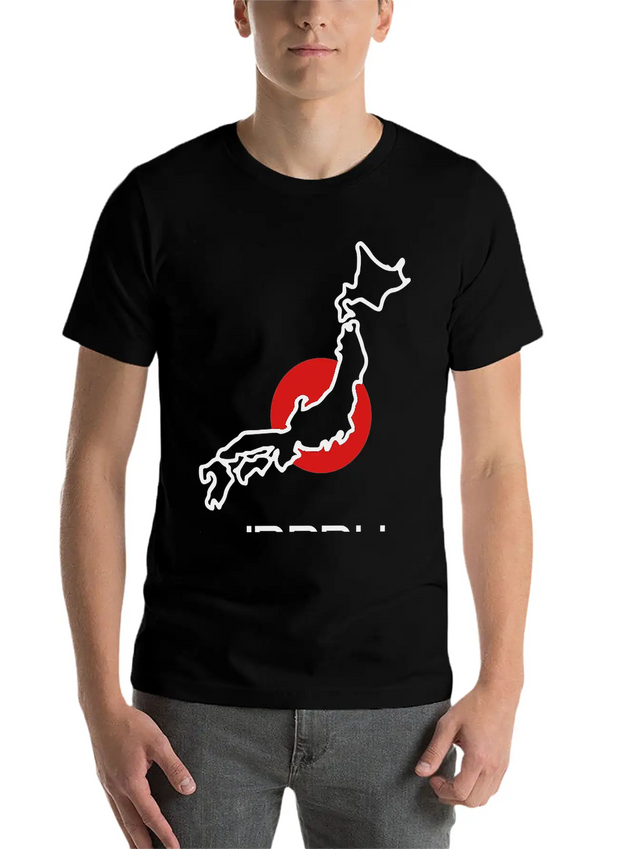 Japan Logo Lightweight Cotton T-Shirt – Daily Comfort Graphic Shirt