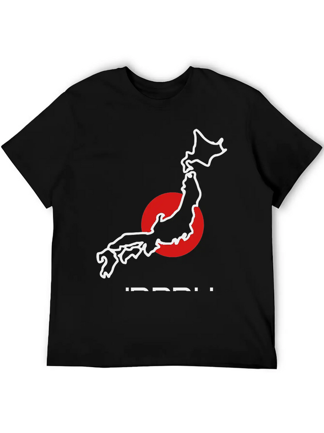 Japan Logo Lightweight Cotton T-Shirt – Daily Comfort Graphic Shirt
