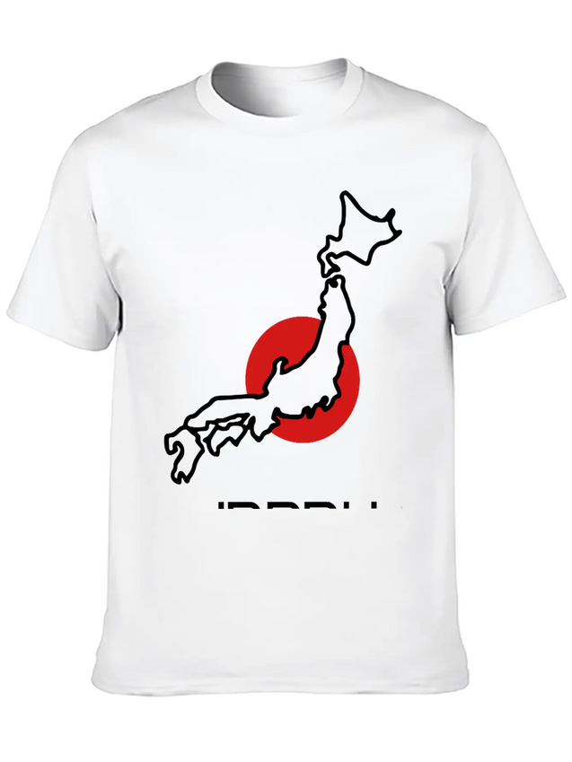 Japan Logo Lightweight Cotton T-Shirt – Daily Comfort Graphic Shirt