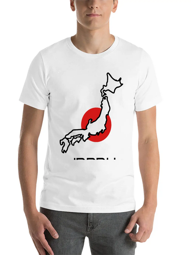 Japan Logo Lightweight Cotton T-Shirt – Daily Comfort Graphic Shirt