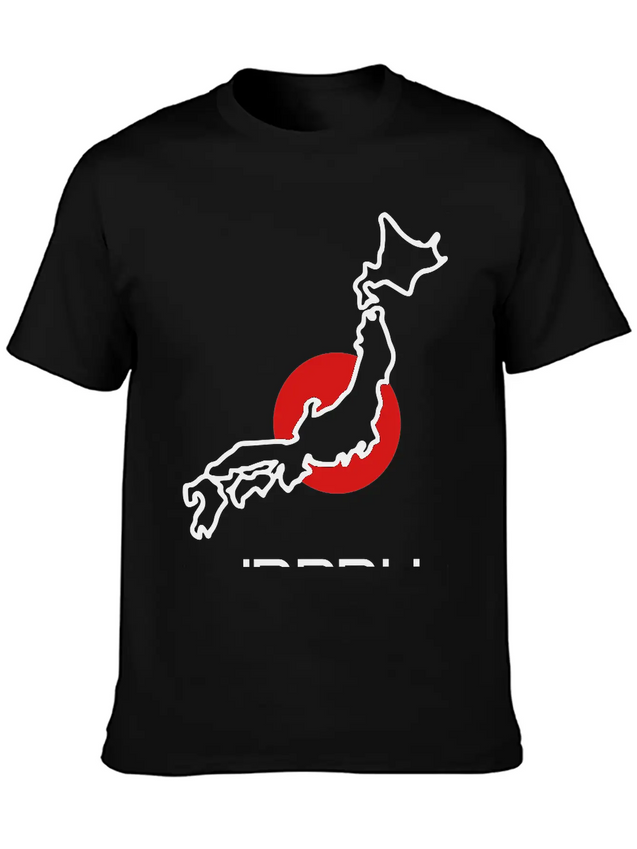Japan Logo Lightweight Cotton T-Shirt – Daily Comfort Graphic Shirt