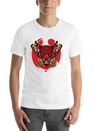 Japanese Wolf Samurai Lightweight Cotton T-Shirt – Daily Comfort Graphic Shirt