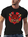Japanese Wolf Samurai Lightweight Cotton T-Shirt – Daily Comfort Graphic Shirt