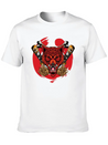 Japanese Wolf Samurai Lightweight Cotton T-Shirt – Daily Comfort Graphic Shirt
