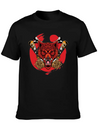 Japanese Wolf Samurai Lightweight Cotton T-Shirt – Daily Comfort Graphic Shirt